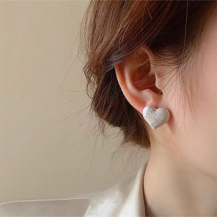 Wholesale Enamel Love Dripping Oil Alloy Earrings JDC-ES-YuHang003