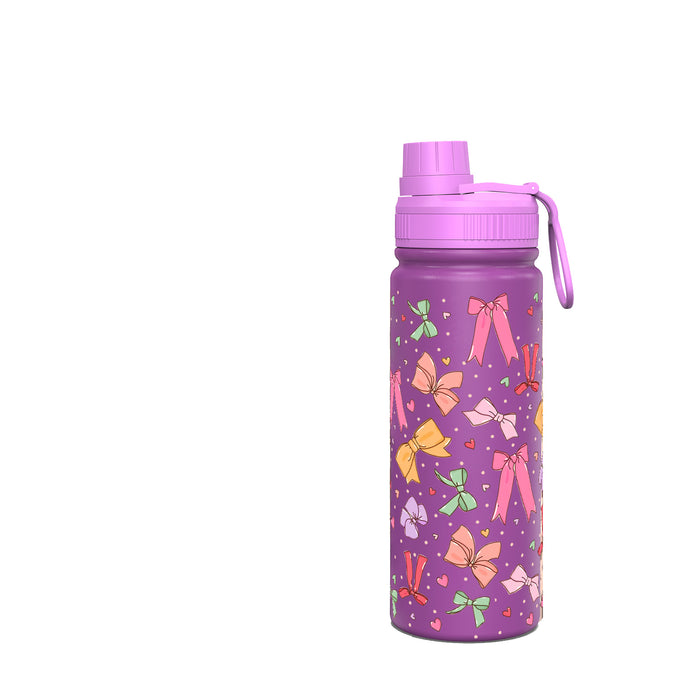 Wholesale Purple Space Pot Thermos Cup Stainless Steel Sports Fruit Print Cartoon Portable Travel Water Cup