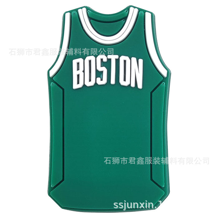 Wholesale 50pcs Basketball Teams  Basketball Shoes Charms