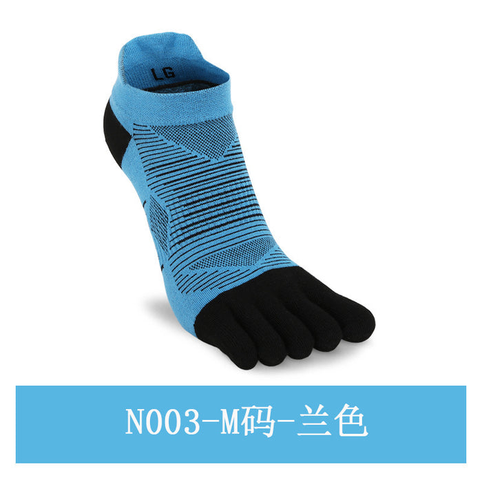 Wholesale breathable sweat-absorbent five-finger socks backrest toe socks short five-toe sports sock
