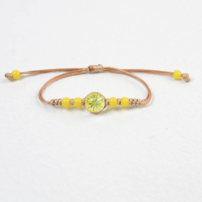 Wholesale Handmade Dried Flower Bracelet
