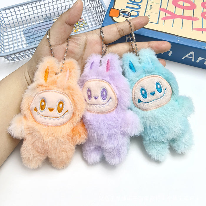 Wholesale Squeak pendant plush doll cartoon bag keychain souvenir small gift