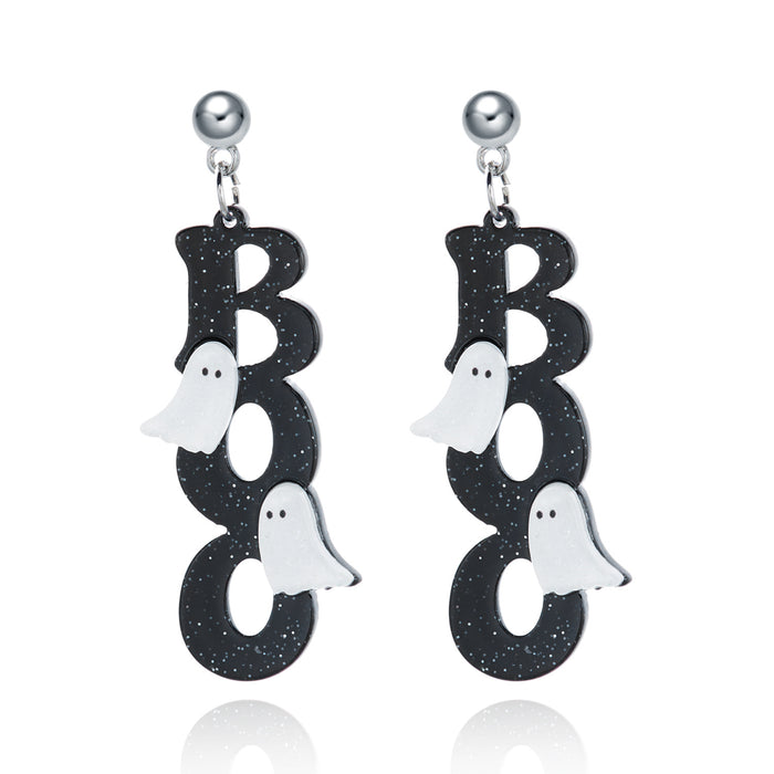 Wholesale Ghost Acrylic Earrings Fashion Accessory