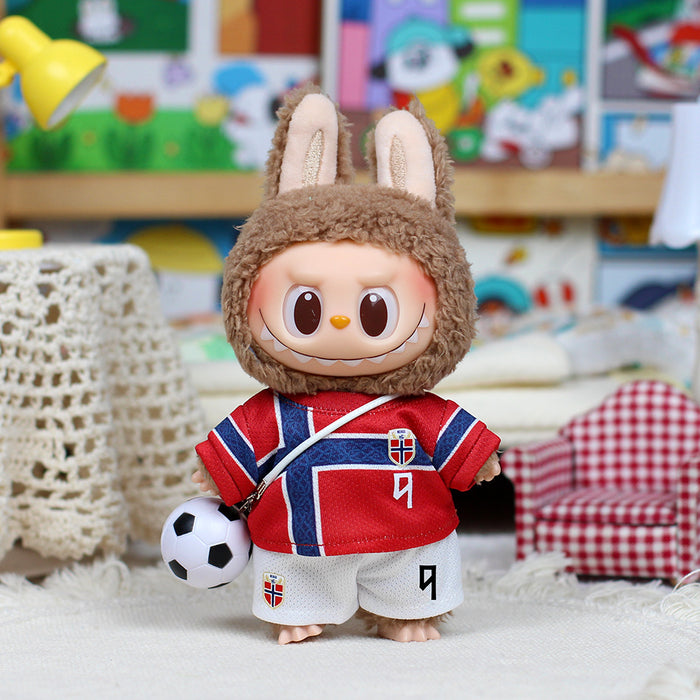 Wholesale 3pcs Doll Football Uniform Accessory - Doll Clothes
