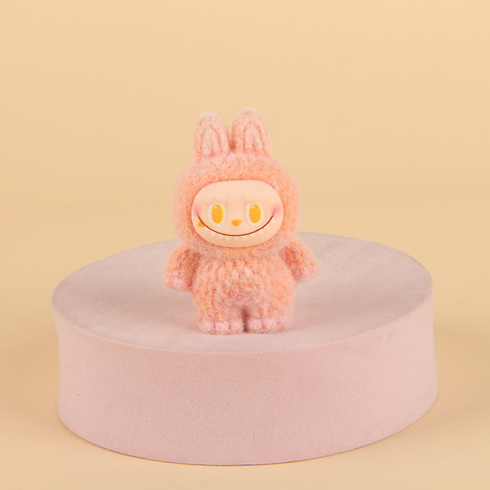 Wholesale Creative Resin Flocked Keychain