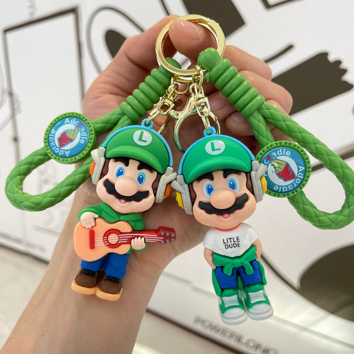 Wholesale Keychain cartoon doll backpack pendant car keychain claw doll machine small gift