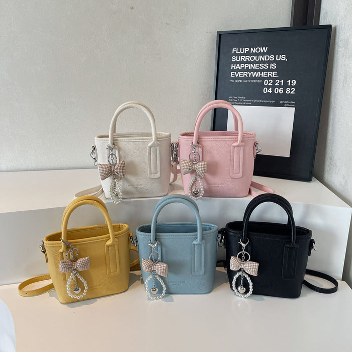 Wholesale New Small Bag Texture Handheld Bucket Bag Versatile Retro Commuter Crossbody Bag
