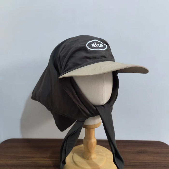 Wholesale Outdoor camping personalized portable with duckbill cap, quick drying strap, sun hat, sun protection headscarf