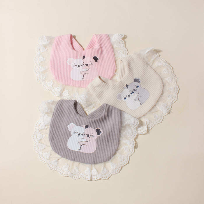 Wholesale Baby Lace Bibs Cotton Gauze JDC-TW-ZB003