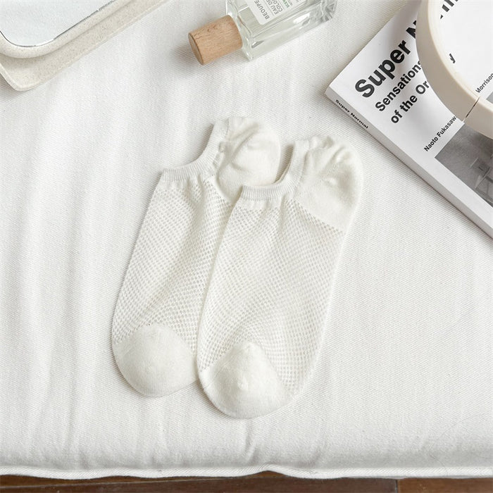 Wholesale Mesh socks, short socks, thin, shallow cut, non slip, non slip, breathable, invisible boat socks