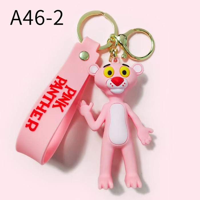 Wholesale cartoon Pink doll key chain pendant bag car key chain accessories gift