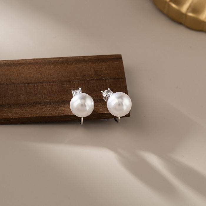 Wholesale Retro fashion, light luxury temperament, exquisite pearl, high-end ear clip