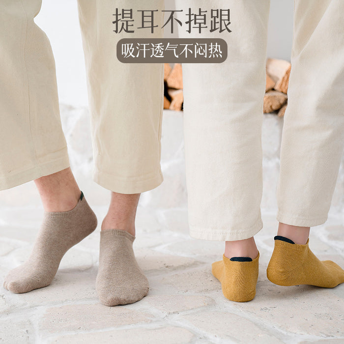 Wholesale Socks absorb sweat, pure cotton short socks, low cut versatile, couple invisible socks, boat socks