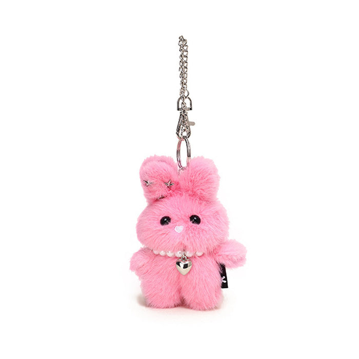 Wholesale Sweet Cool Star Rabbit Plush Keychain