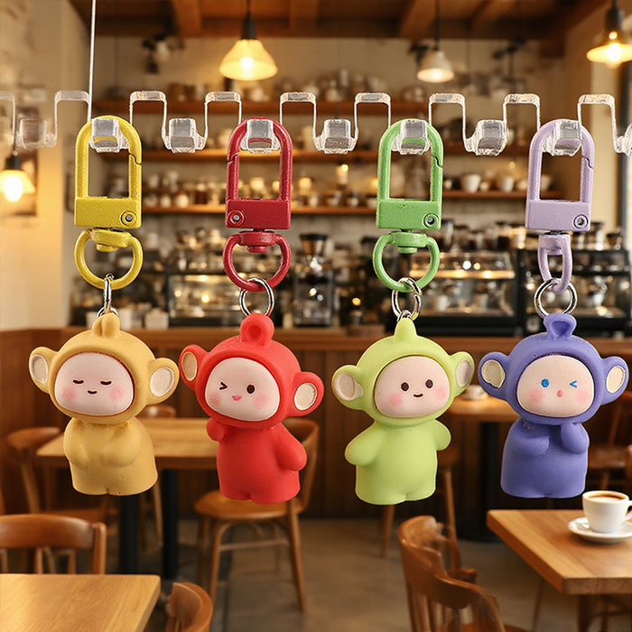 Wholesale Cute phone charm 3D resin keychain