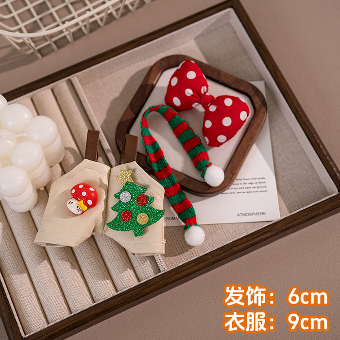 Wholesale  Christmas doll overalls replacement outfit