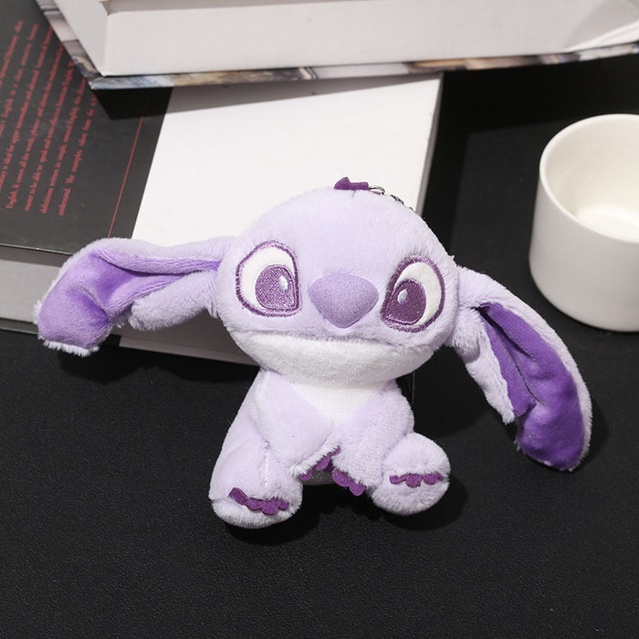 Wholesale Plush Keychain Sitting Plush Toy 12cm Keychain Pendant