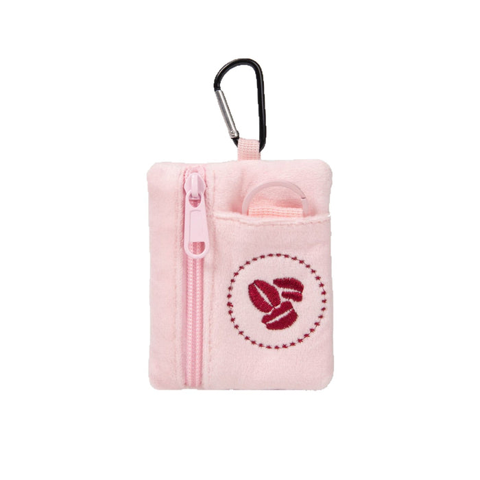 Wholesale Plush Storage Bag with Lanyard for Girls Mini Headphone Bag Coin Key Coin Purse