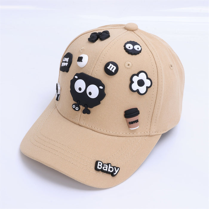 Wholesale Cute Baby Baseball Cap Coal Ball Design Fashion Hip Hop Hat For Kids Boys Girls