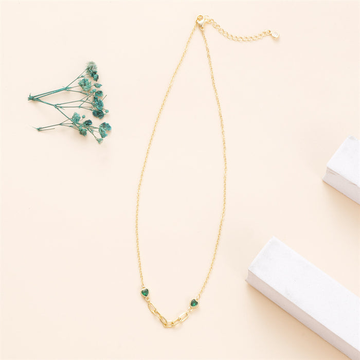 Wholesale Versatile and minimalist necklace, new heart-shaped temperament necklace