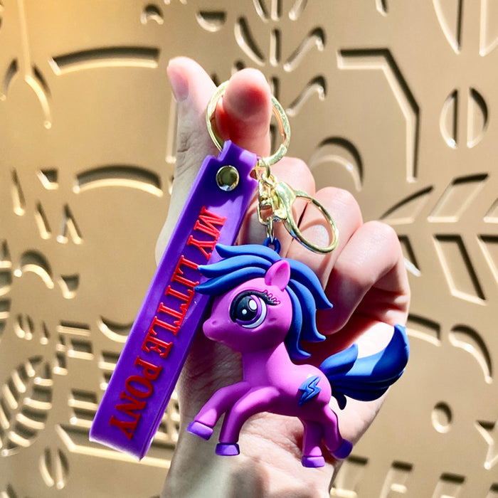 Wholesale Pony Polly Keychain Pendant Cartoon Doll Car Keychain Hanging Gifts