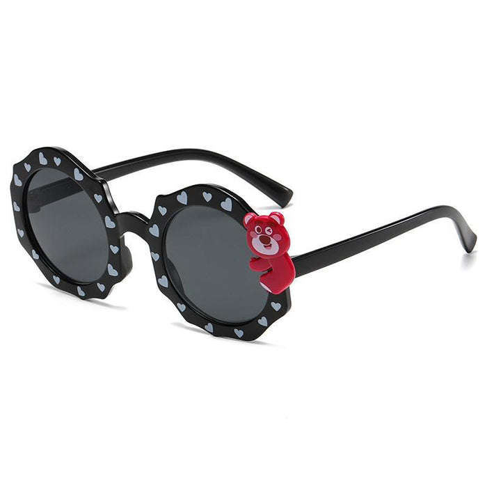 Wholesale Children's sunglasses, UV resistant baby glasses, boys' cartoon sunglasses, designed for taking photos and shading