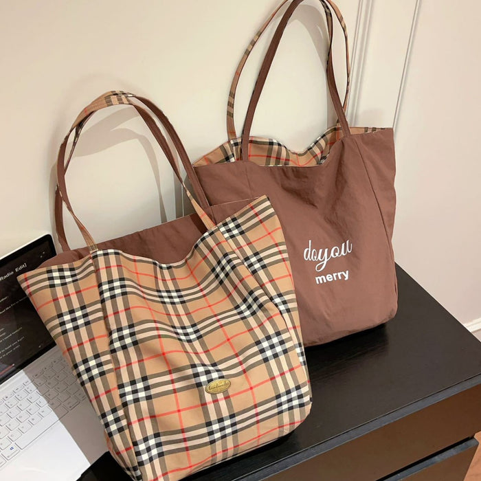 Wholesale Canvas Bag Canvas Bag Surface Double-Sided Large Capacity Shoulder Bag Tote Bag