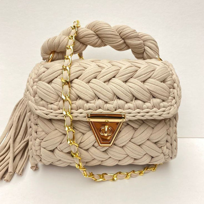 Wholesale Polyester Woven Colorful Chain Crossbody Bag JDC-SD-BoHe001