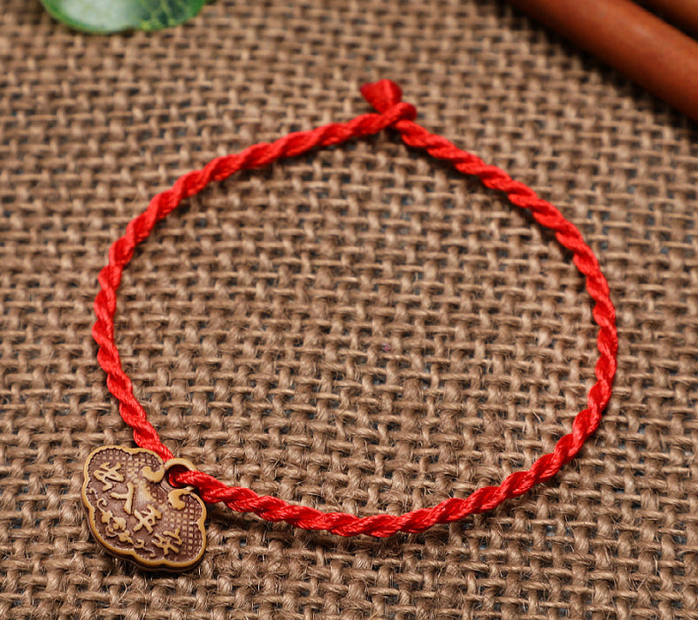 Wholesale Red rope bracelet, red rope woven bracelet