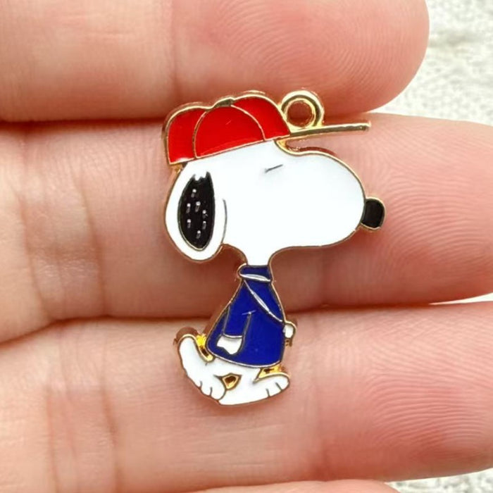 Wholesale 10 PCS Cute and able cartoon-style alloy enamel DIY Charms