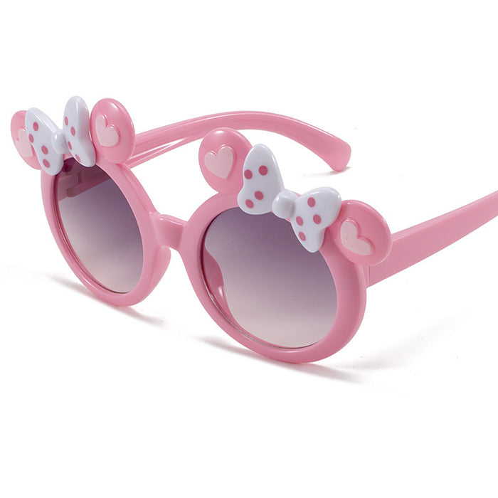 Wholesale Bow Children's Sunglasses Cute Cartoon Sunscreen Doll Sunglasses