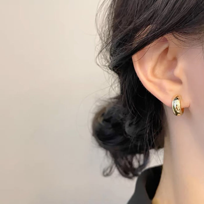 Wholesale Metal painless ear clip, high-end feeling, light luxury ear accessories, women's fashion, versatile ear rings, no ear holes