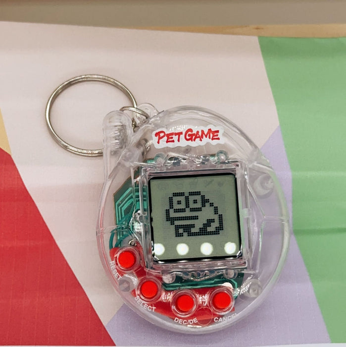 Wholesale Electronic Pet Machine Handheld Game Console Plastic Keychain JDC-KC-BJD003