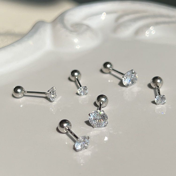 Wholesale Ear studs for women, simple and compact ear holes, ear bone studs, earrings, and ear accessories