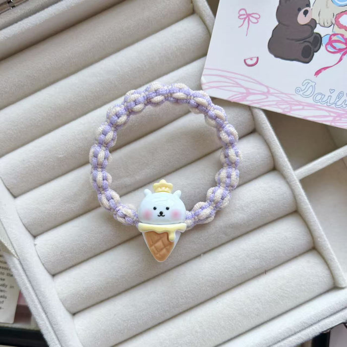 Wholesale Cartoon Bear Hair Rope Rubber Band Hair Accessories Headwear