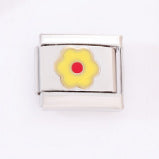 Wholesale Mother' s Day Series Stainless Steel Italian Flower Bracelet DIY Module Combination Jewelry