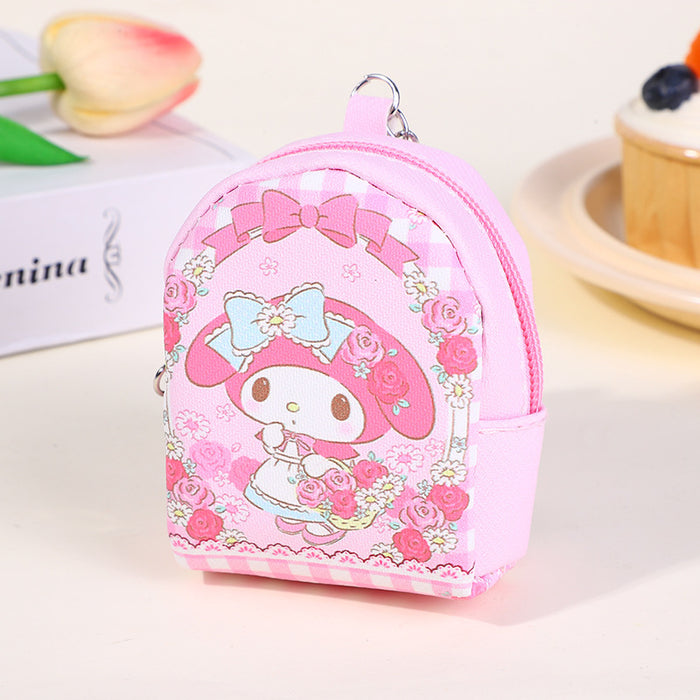 Wholesale Girly Waterproof Leather Coin Purse Student Portable Mini Key Case Cartoon Cute Coin Bag