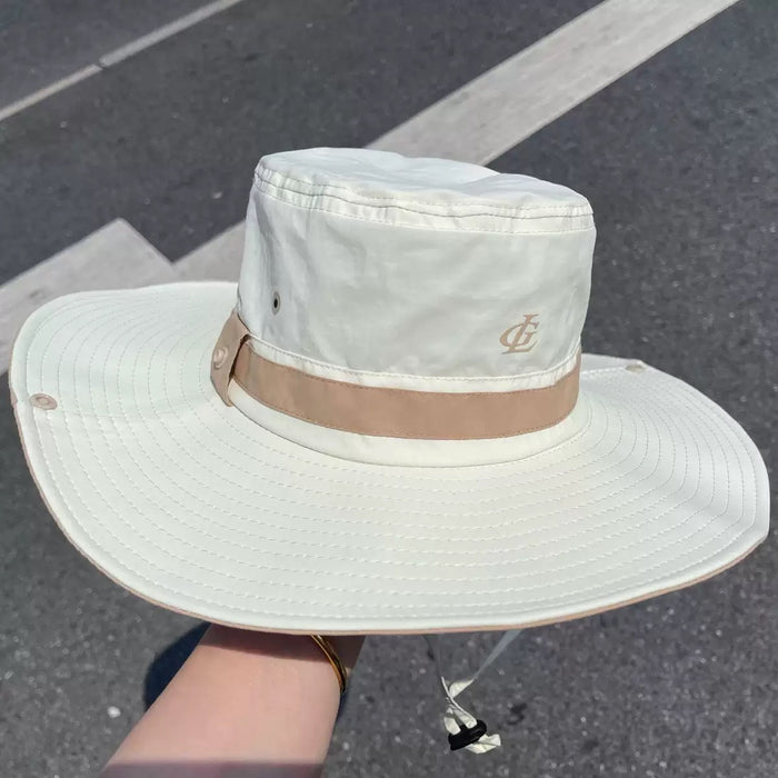 Wholesale Fishing hat, sunscreen hat, sunshade fisherman hat, large brim sun hat, outdoor hiking and mountaineering hat