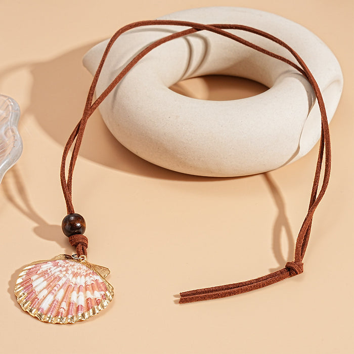 Wholesale Starfish, Conch, Scallop, Clavicle, Necklace, Fashion, Personality, Niche, Temperament, Haute Couture, Female