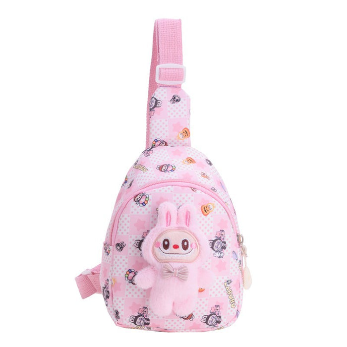 Wholesale Children' s Bag Kindergarten Baby' s Coin Purse Boys and Girls Cartoon Printed Waist Bag Casual Crossbody Bag