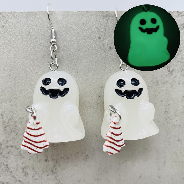 Wholesale  Earrings Ghost Pumpkin Corn Sugar Pendant Necklace  Christmas Jewelry