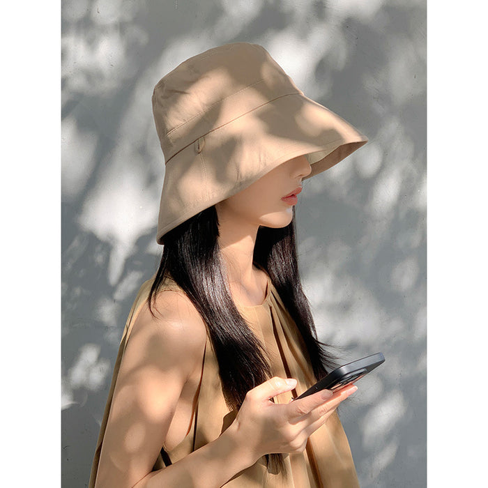 Wholesale Double sided fisherman hat women's summer thin sunscreen sun hat