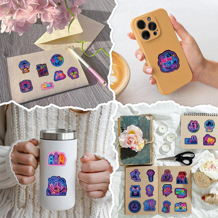 Wholesale 50 pieces  KPOP stickers graffiti