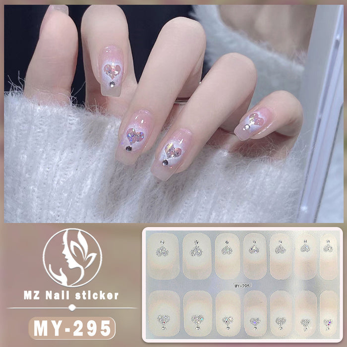 Wholesale 14 Pieces/sheet Butterfly Bake Free Gel Nails Kits Nail Stickers JDC-NS-ARS002