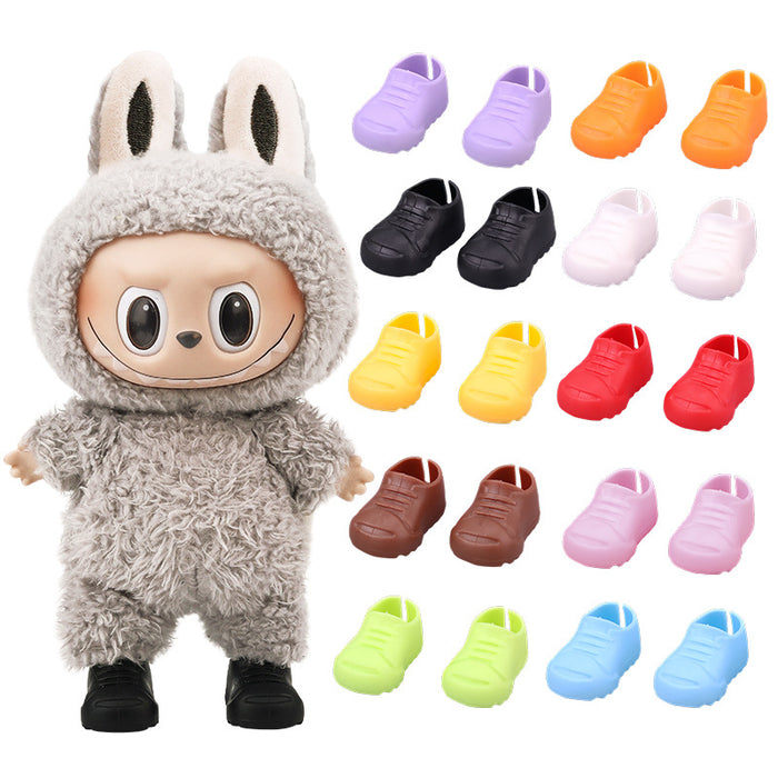Wholesale Doll pendant doll accessories shoes dress-up casual shoes candy color