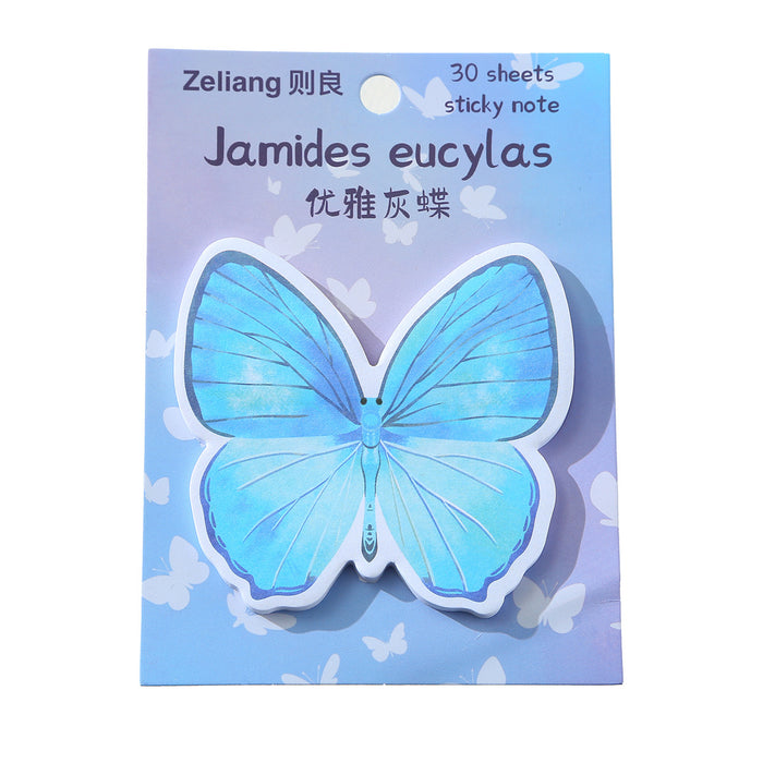 Wholesale Creative Cartoon Cute Colorful Butterfly Sticky Notes