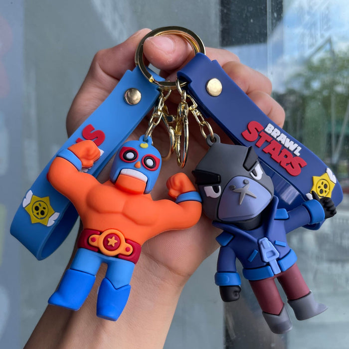 Wholesale Keychain Cartoon Doll Car Keychain Accessories Backpack Pendant Small Gift