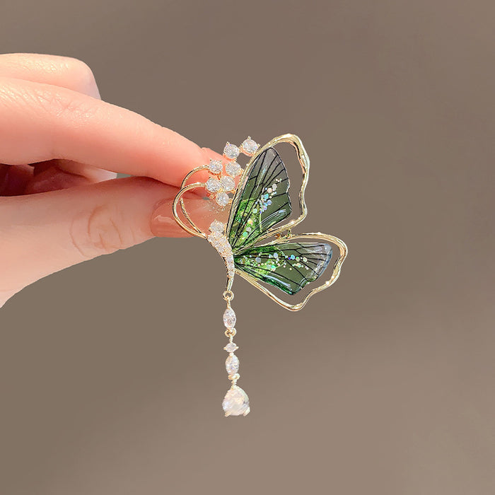Wholesale Pure silver fashionable brooch high-end brooch chest flower