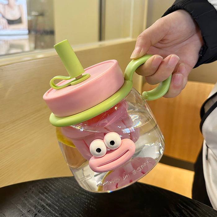 Wholesale Plastic large-capacity straw belly cup