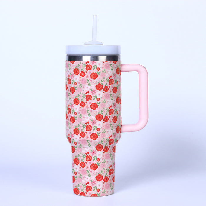 Wholesale Pink bow heart Stainless Steel  Thermos ice bullies cup